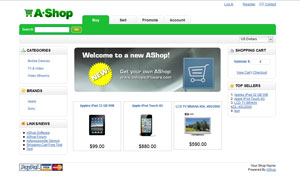 Green commerce theme