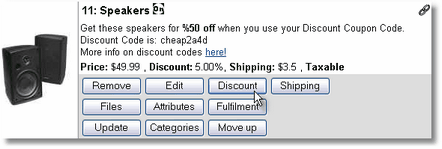 Discount Button