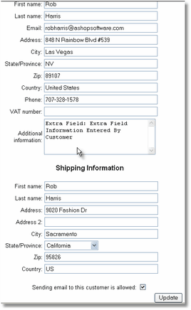 Extra Fields