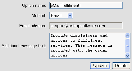 Email Fulfilment