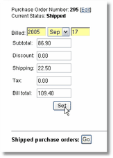 Purchase Order Status