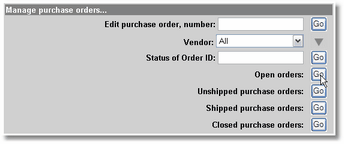 Manage Purchase Orders